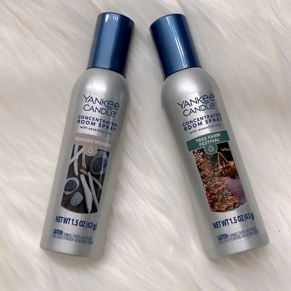 Yankee Candle Room Spray Collection - Silver with Blue Accents - Picture 2 of 3